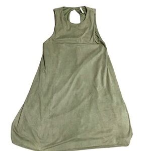 Sage brand and color soft velvet feel sleeveless
